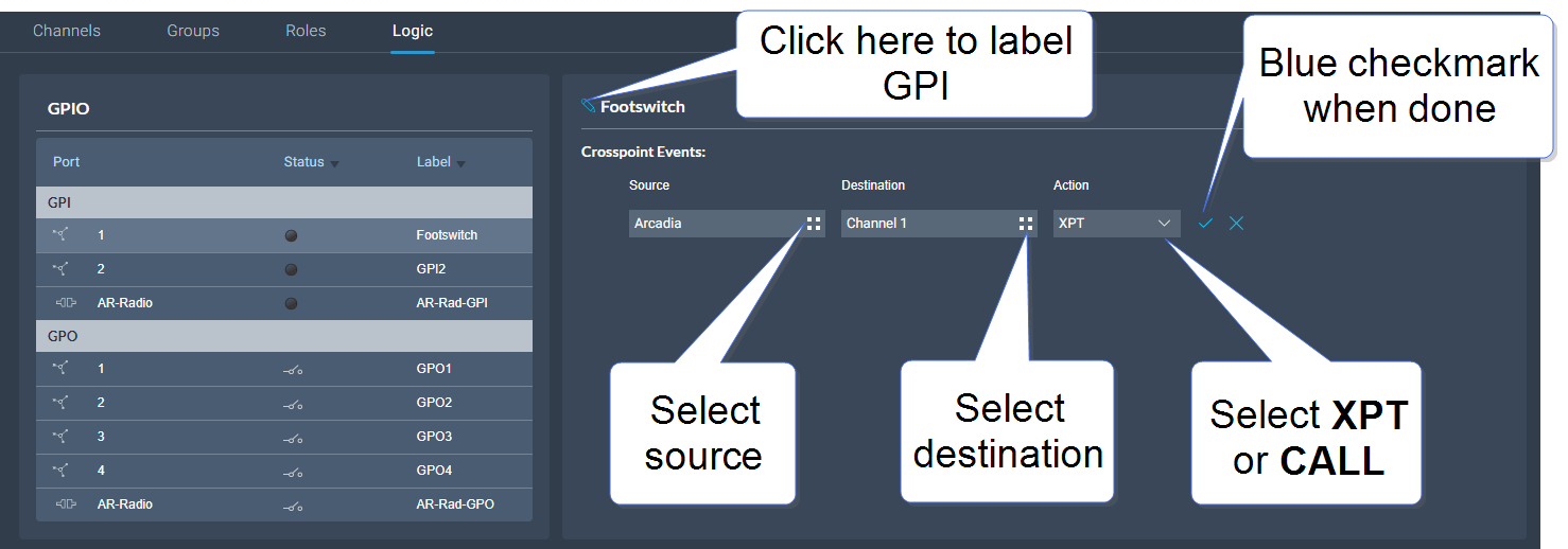 GPI1 Base to Channel