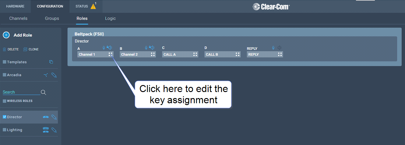edit audio source on key