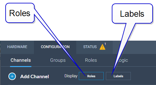 Roles or Labels