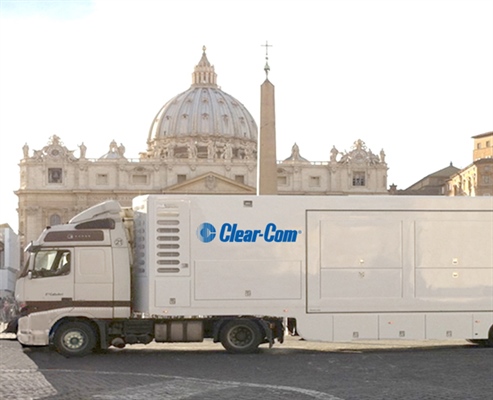 Recording - Vatican Television Center Chooses Clear-Com Eclipse and Tempest2400 for HD OB Van
