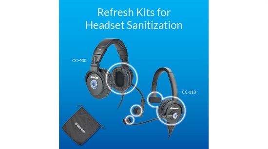 Recording - Clear-Com Issues Refresh Kits for Sanitization of High-Touch Headsets