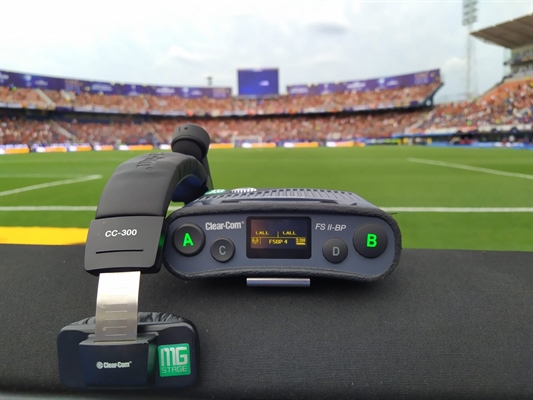 Recording - Clear-Com Performs for MG Stage on Live Events and Sports Productions