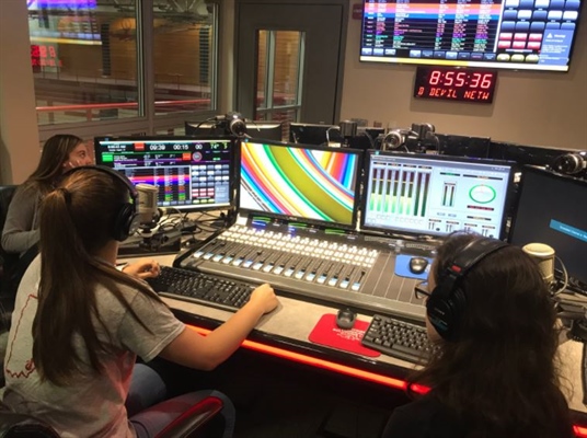 Recording - Jeffersonville High School TV & Radio Broadcast Program in League of its Own with Clear-Com