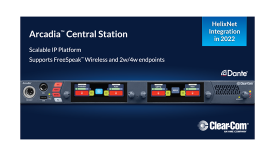 Recording - Discover Arcadia - Empowering a New Workflow That Represents the Best of Both Partyline and Matrix Systems