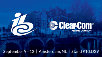 Recording - Clear-Com to Feature IP-Based and Remote Production Intercom Solutions at IBC 2022