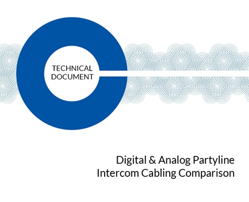 Recording - Digital & Analog Partyline Intercom Cabling Comparison