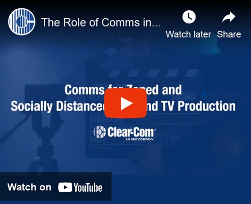 Recording - The Role of Comms in Zoned Media Production