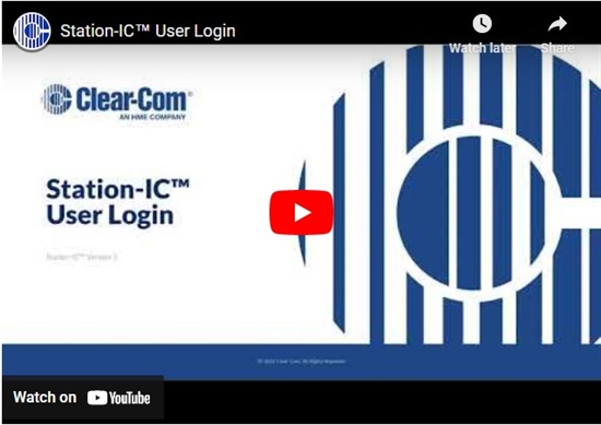 Recording - Station-IC User Login