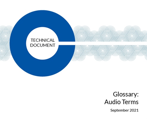 Recording - Glossary: Audio Terms
