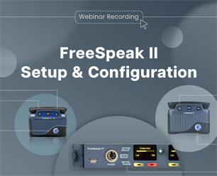 Recording - FreeSpeak II Setup & Configuration