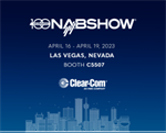 Clear-Com to Feature IP-Based Intercom Solutions at NAB 2023