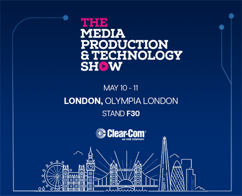 Recording - Clear-Com to Feature IP-Based Intercom Solutions at 2023 MPTS Show