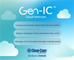 Clear-Com Introduces Gen-IC Virtual Intercom and SkyPort Virtual System Management Platform