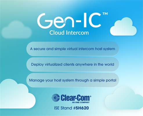 Recording - Clear-Com Introduces Gen-IC Virtual Intercom and SkyPort Virtual System Management Platform
