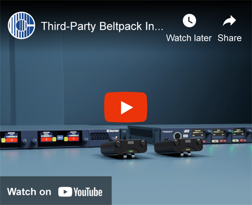 Recording - Third-Party Beltpack Integration Training Video