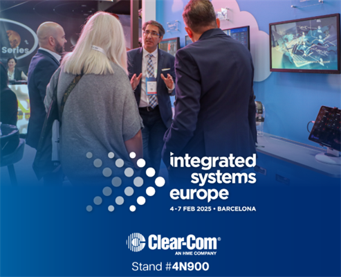 Recording - Clear-Com Invites ISE Attendees to Discover New Solutions at their 2025 Showcase