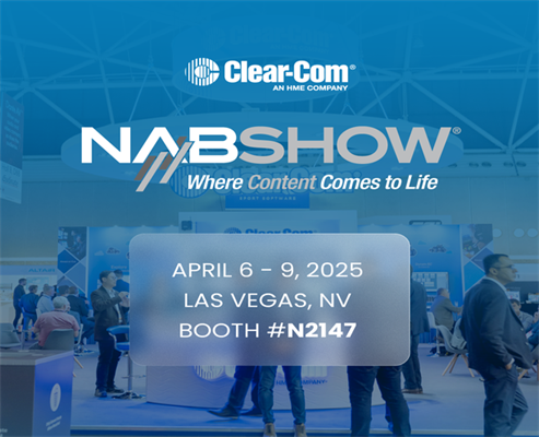 Recording - Clear-Com Showcases FreeSpeak Icon, Arcadia, Gen-IC, and More at NAB 2025