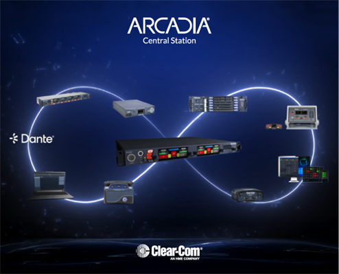 Recording - Clear-Com Expands Arcadia Central Station with Updates Including Panel Support