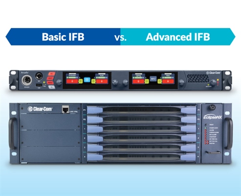 Recording - Arcadia - Basic vs. Advanced IFB Infographic