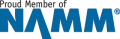 Proud Member of NAMM company logo